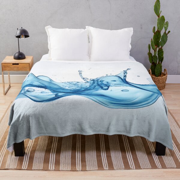 Item preview, Vibrant blue water splash captured designed and sold by anytka.
