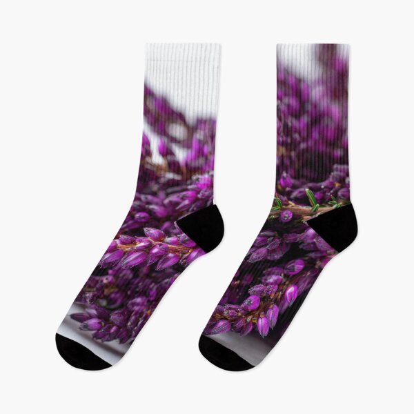 Item preview, Purple heather flowers in full bloom designed and sold by anytka.