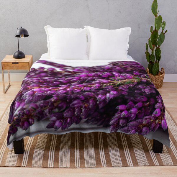 Item preview, Purple heather flowers in full bloom designed and sold by anytka.