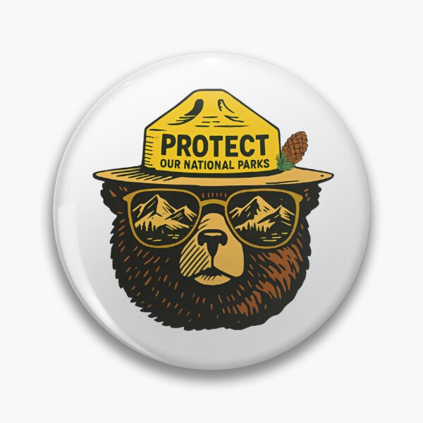 Item preview, Protect our national parks bear resist save the environment public lands Anti Trump 86 47 green trees designed and sold by HumansStuck12.