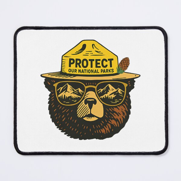Item preview, Protect our national parks bear resist save the environment public lands Anti Trump 86 47 green trees designed and sold by HumansStuck12.
