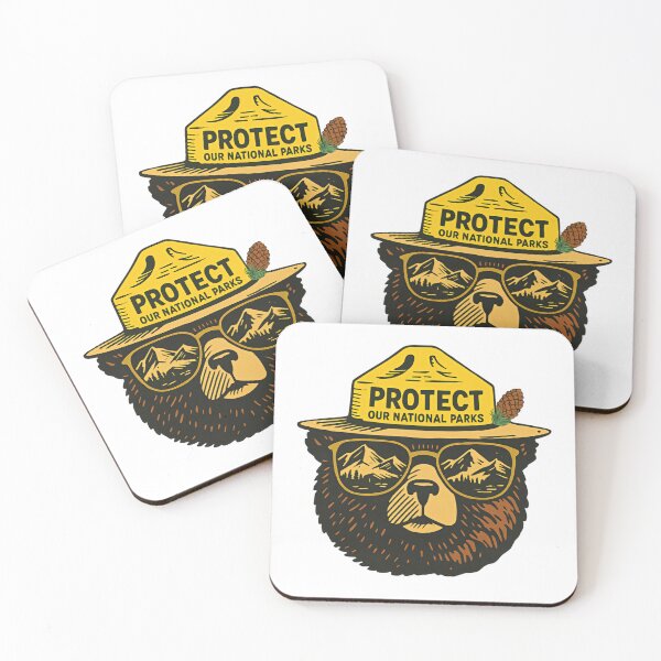 Item preview, Protect our national parks bear resist save the environment public lands Anti Trump 86 47 green trees designed and sold by HumansStuck12.