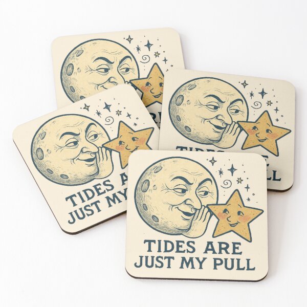 Item preview, Tides Are Just My Pull - Cheeky Moon and Star designed and sold by MiLaKK.