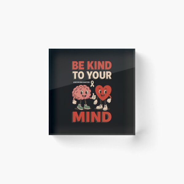 Item preview, Kids Be Kind to Your Mind Red Ribbon Week Awareness designed and sold by gear-posters.