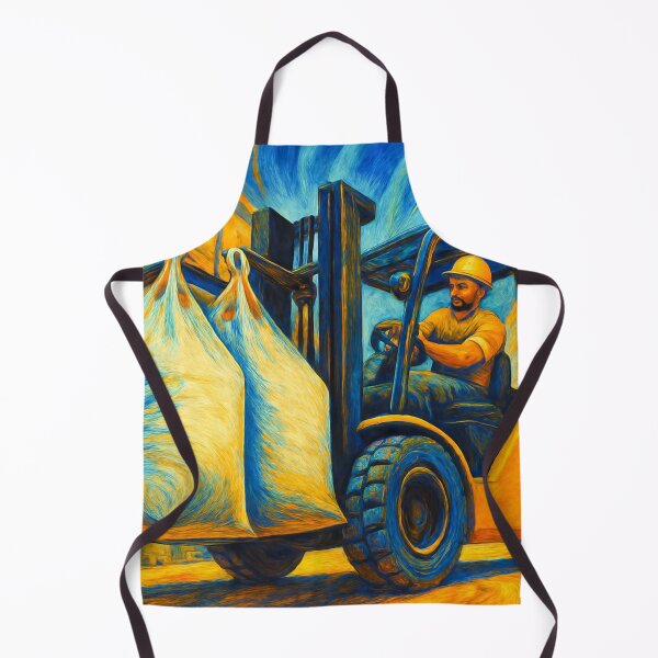 Item preview, Forklift in a surreal warehouse designed and sold by Sigtrix.