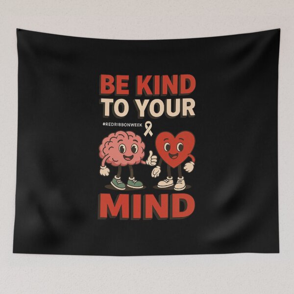 Item preview, Kids Be Kind to Your Mind Red Ribbon Week Awareness designed and sold by gear-posters.