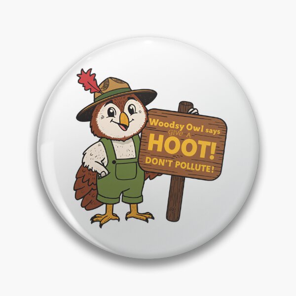 Item preview, Woodsy Owl Says Give A Hoot Don’t Pollute Protect Our Earth designed and sold by HumansStuck12.