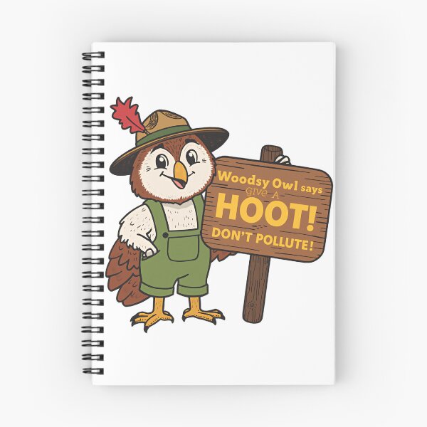 Item preview, Woodsy Owl Says Give A Hoot Don’t Pollute Protect Our Earth designed and sold by HumansStuck12.