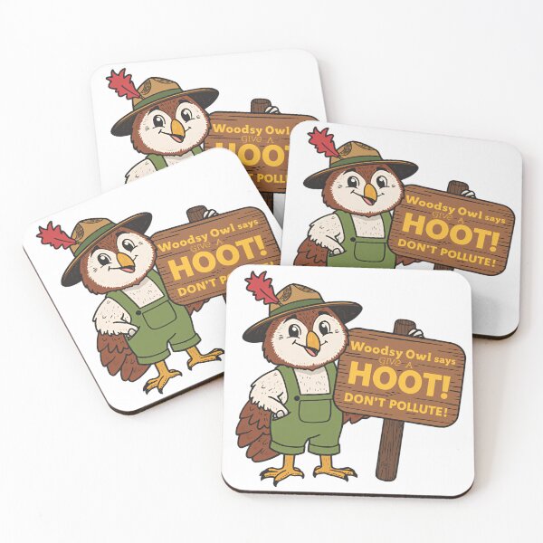 Item preview, Woodsy Owl Says Give A Hoot Don’t Pollute Protect Our Earth designed and sold by HumansStuck12.