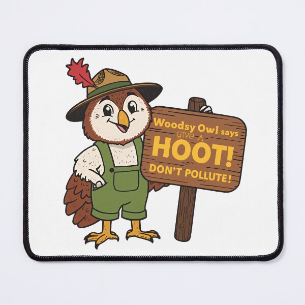 Item preview, Woodsy Owl Says Give A Hoot Don’t Pollute Protect Our Earth designed and sold by HumansStuck12.