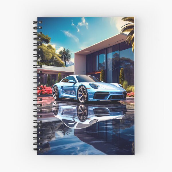 Item preview, Elegant Sports Coupe Parked By Modern Villa And Palms designed and sold by RevUpDesign.