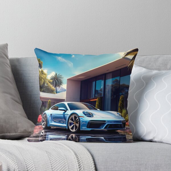 Item preview, Elegant Sports Coupe Parked By Modern Villa And Palms designed and sold by RevUpDesign.