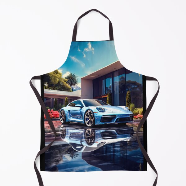 Item preview, Elegant Sports Coupe Parked By Modern Villa And Palms designed and sold by RevUpDesign.