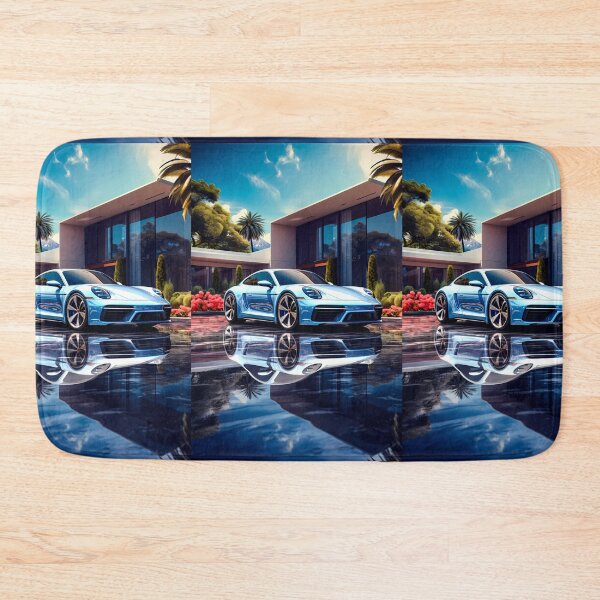 Item preview, Elegant Sports Coupe Parked By Modern Villa And Palms designed and sold by RevUpDesign.