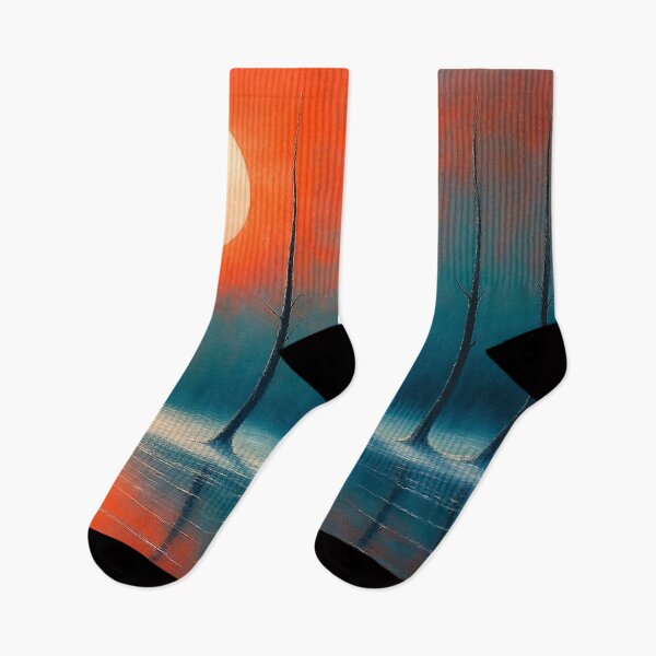 Item preview, Sunset Reflections with Bare Trees designed and sold by Joey Santiago.