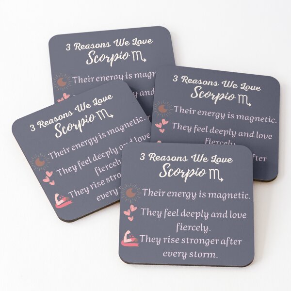 Item preview, 3 Reasons We Love Scorpio | Magnetic & Fierce Zodiac Energy designed and sold by RoraLily.