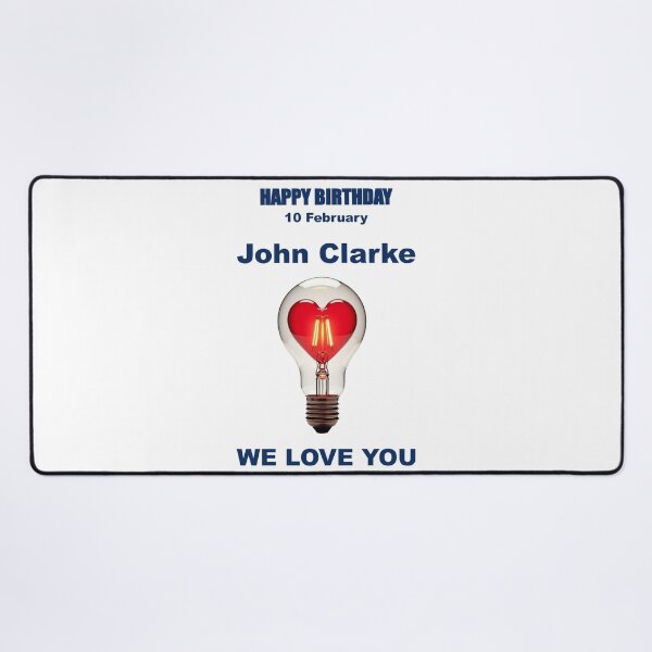 Item preview, Tribute to John Clarke — 10 February designed and sold by ariksworld.