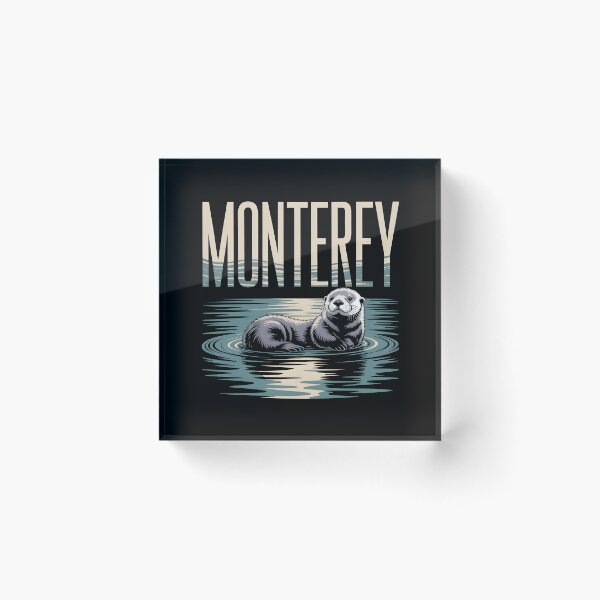 Item preview, Sea Otter Monterey - This design is created for ocean lovers, sea otter fans, and everyone who feels connected to the calm and joyful spirit of Monterey Bay. designed and sold by ZyziowskyArt.