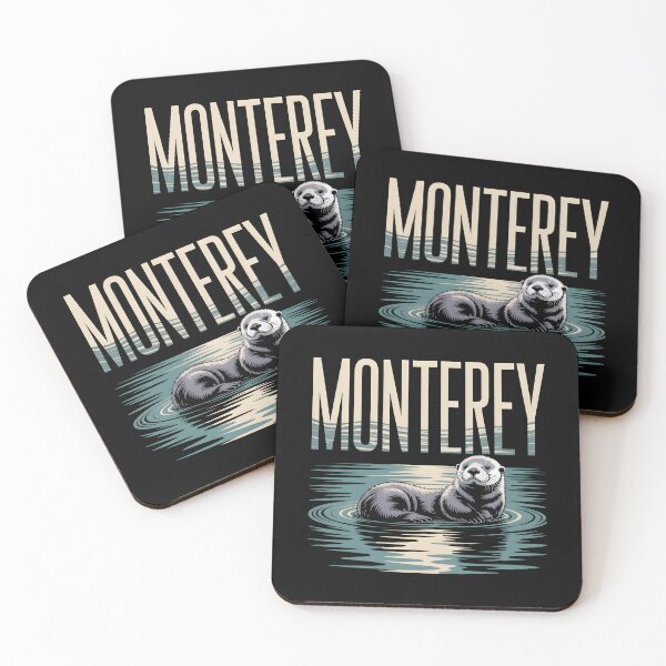 Item preview, Sea Otter Monterey - This design is created for ocean lovers, sea otter fans, and everyone who feels connected to the calm and joyful spirit of Monterey Bay. designed and sold by ZyziowskyArt.