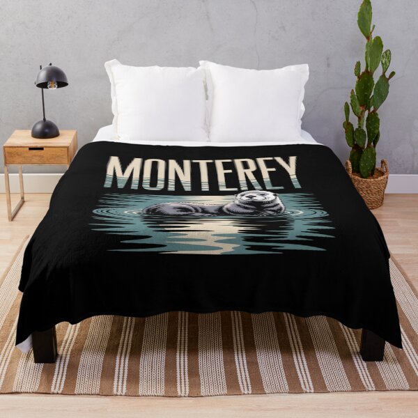 Item preview, Sea Otter Monterey - This design is created for ocean lovers, sea otter fans, and everyone who feels connected to the calm and joyful spirit of Monterey Bay. designed and sold by ZyziowskyArt.