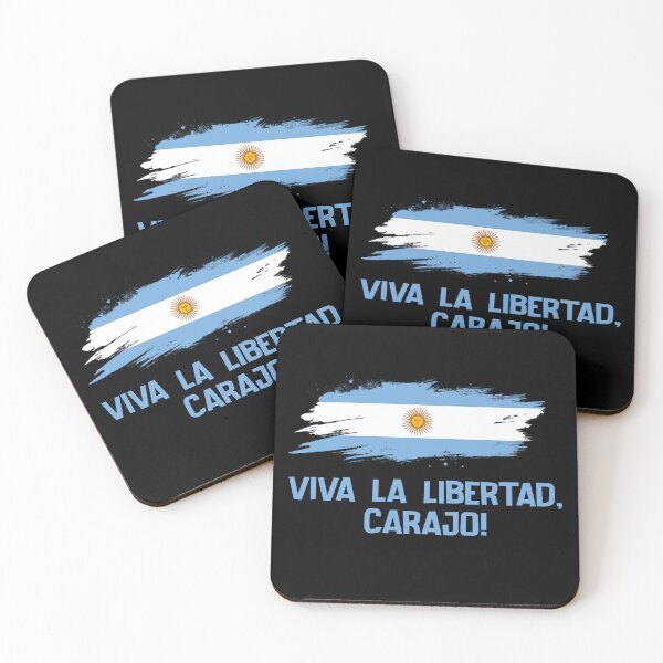 Item preview, Viva la Libertad, carajo! Argentina Flag designed and sold by Happie Kids.