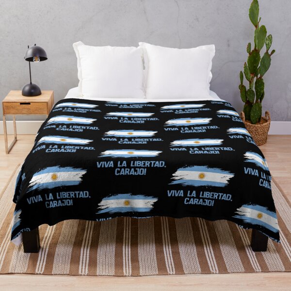 Item preview, Viva la Libertad, carajo! Argentina Flag designed and sold by Happie Kids.