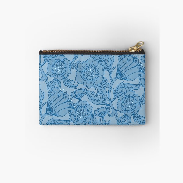 Item preview, Blue Floral Flourish designed and sold by latheandquill.