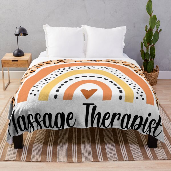 Item preview, Massage Therapist Leopard Rainbow Design designed and sold by AriellesDesigns.
