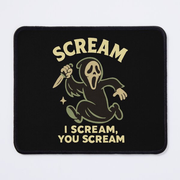 Item preview, Scream I Scream, You Scream – Retro Cartoon Horror Icon designed and sold by Nyejeh.