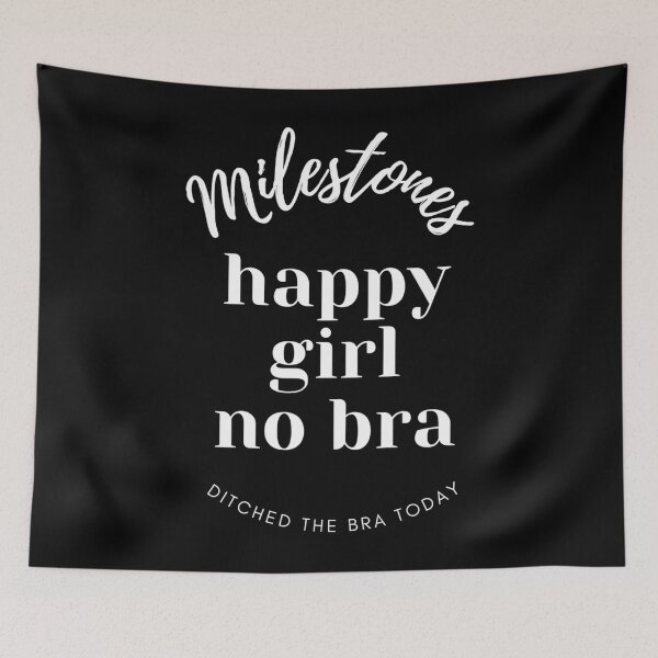 Item preview, Milestones — Happy Girl No Bra designed and sold by LuanaCunhaMelo.