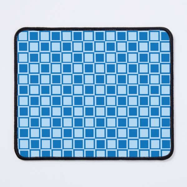 Item preview, Ocean Blue and Light Blue Square Grid Tile Design designed and sold by DeeLulu.