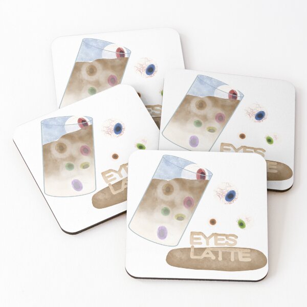 Item preview, Eyes Latte with extra eyes designed and sold by Moon-Nanna.