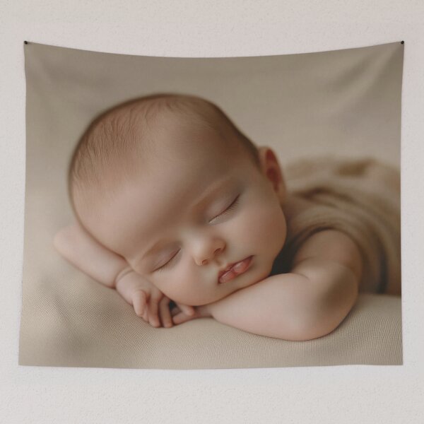 Item preview, Sweet baby sleeping peacefully designed and sold by anytka.