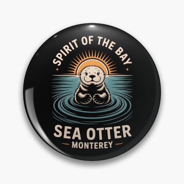 Item preview, Sea Otter Monterey - This design is created for ocean lovers, sea otter fans, and everyone who feels connected to the calm and joyful spirit of Monterey Bay. designed and sold by ZyziowskyArt.
