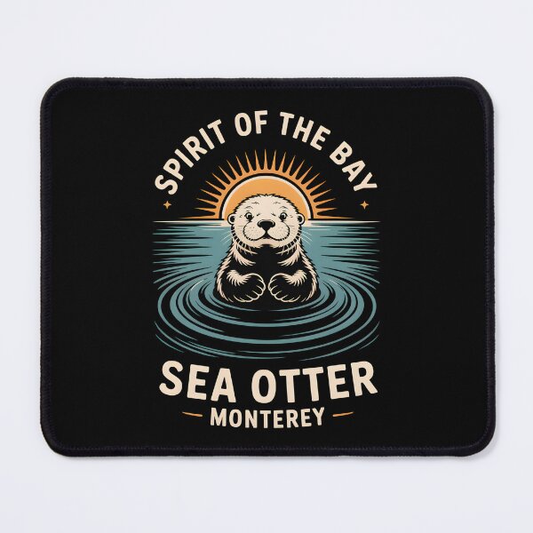 Item preview, Sea Otter Monterey - This design is created for ocean lovers, sea otter fans, and everyone who feels connected to the calm and joyful spirit of Monterey Bay. designed and sold by ZyziowskyArt.