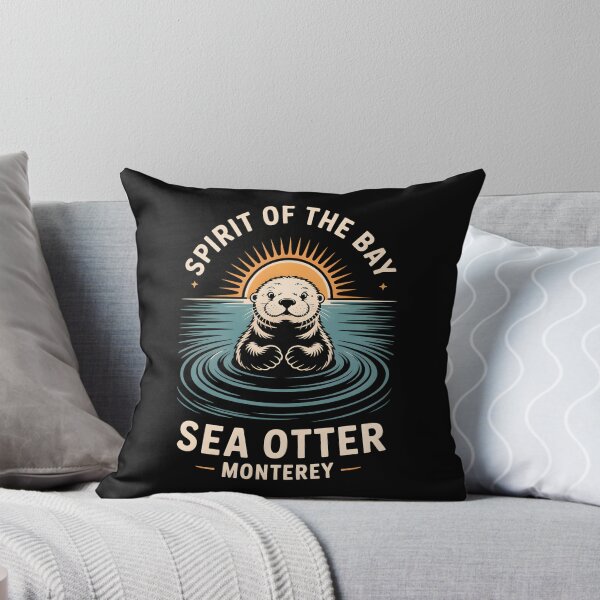 Item preview, Sea Otter Monterey - This design is created for ocean lovers, sea otter fans, and everyone who feels connected to the calm and joyful spirit of Monterey Bay. designed and sold by ZyziowskyArt.