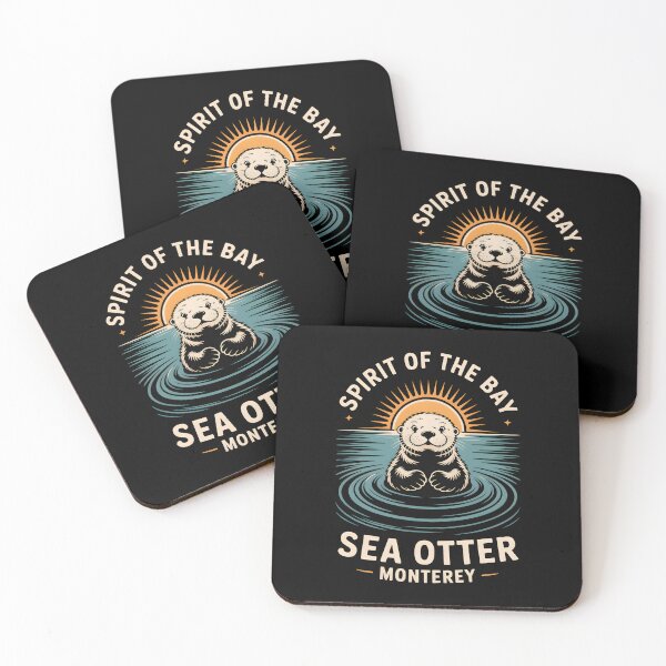 Item preview, Sea Otter Monterey - This design is created for ocean lovers, sea otter fans, and everyone who feels connected to the calm and joyful spirit of Monterey Bay. designed and sold by ZyziowskyArt.