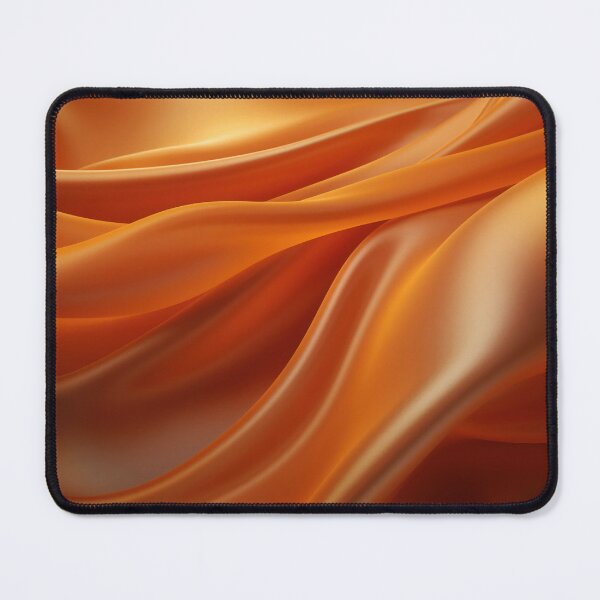 Item preview, Flowing orange silk fabric texture designed and sold by anytka.