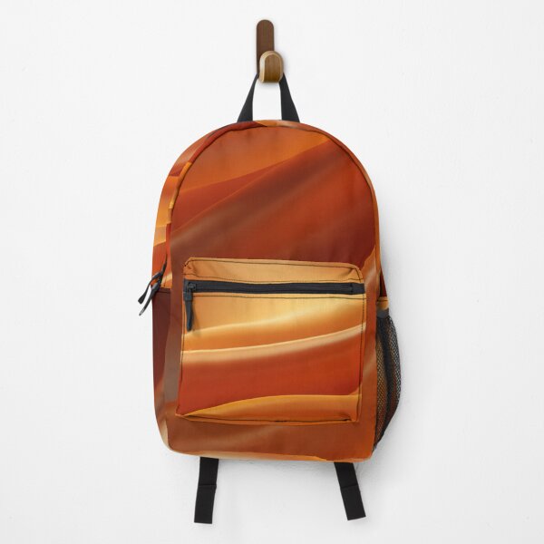 Item preview, Flowing orange silk fabric texture designed and sold by anytka.