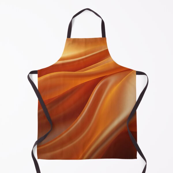 Item preview, Flowing orange silk fabric texture designed and sold by anytka.