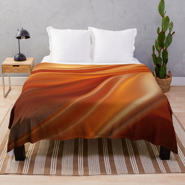 Item preview, Flowing orange silk fabric texture designed and sold by anytka.