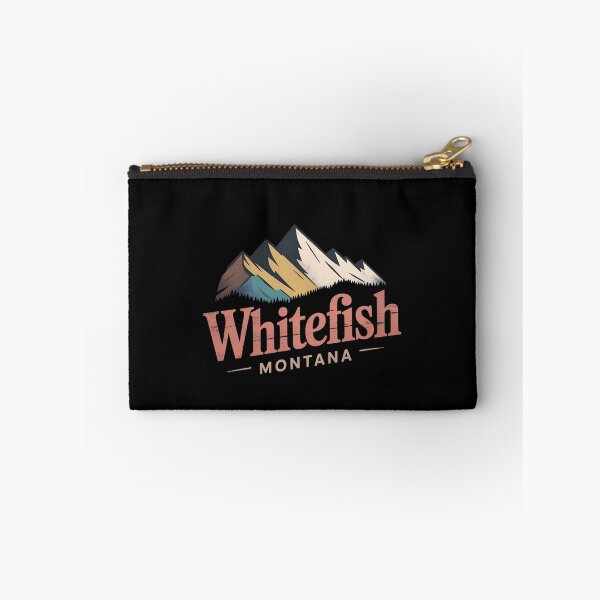 Item preview, Whitefish Montana Vintage Travel  | Retro Mountain Landscape Des designed and sold by VividOrganica.