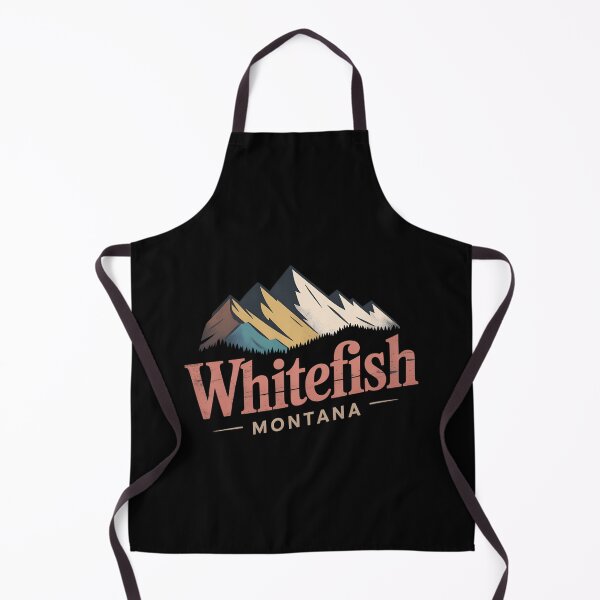 Item preview, Whitefish Montana Vintage Travel  | Retro Mountain Landscape Des designed and sold by VividOrganica.