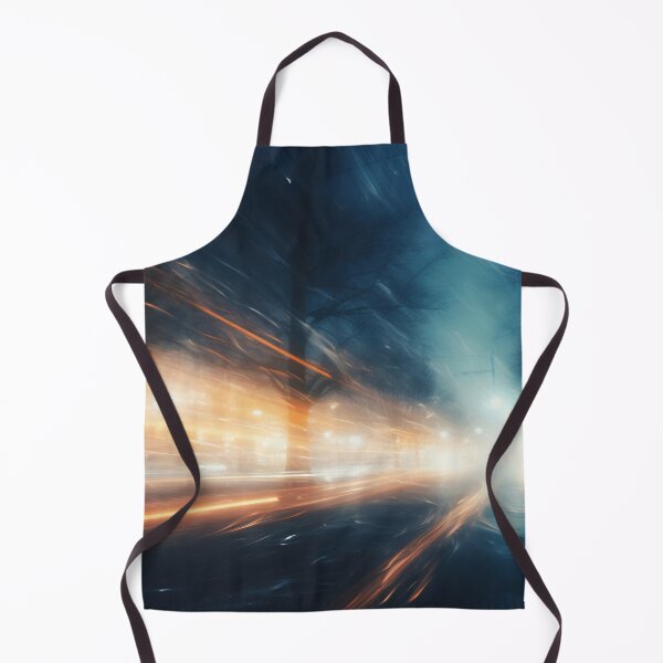 Item preview, Night rain makes light trails designed and sold by anytka.