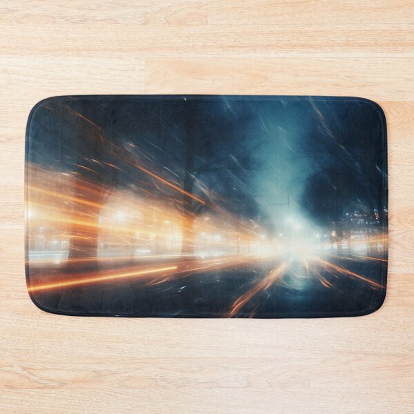 Item preview, Night rain makes light trails designed and sold by anytka.