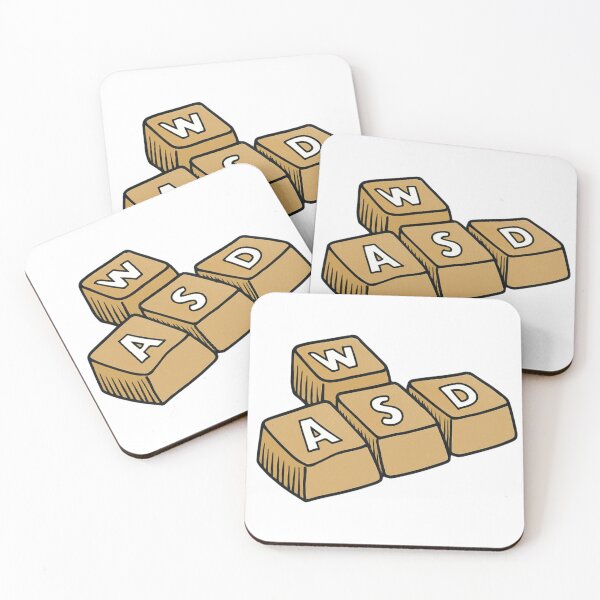 Item preview, WASD Keys – Funny Gamer Design | Minimalist Gaming Lifestyle Art designed and sold by Holy Ink.