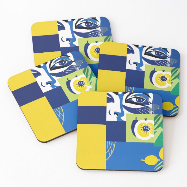 Item preview, Vibrant citrus abstract art designed and sold by anytka.