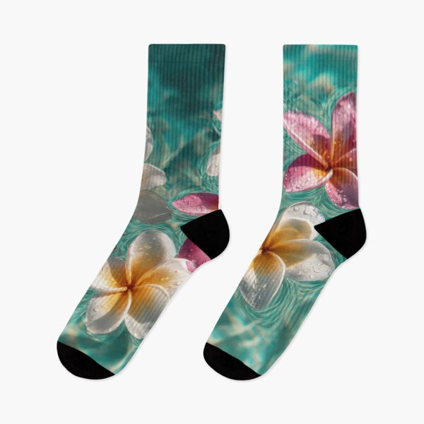 Item preview, Colorful flowers floating on water designed and sold by anytka.