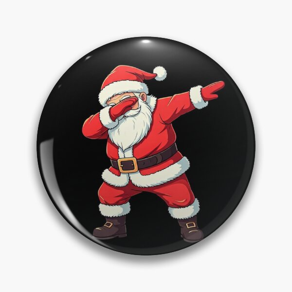Item preview, Minimalist Funny Santa Dab Illustration | Cool Christmas Cartoon Vector Art designed and sold by PixelVibe782.