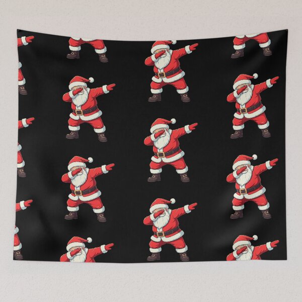 Item preview, Minimalist Funny Santa Dab Illustration | Cool Christmas Cartoon Vector Art designed and sold by PixelVibe782.
